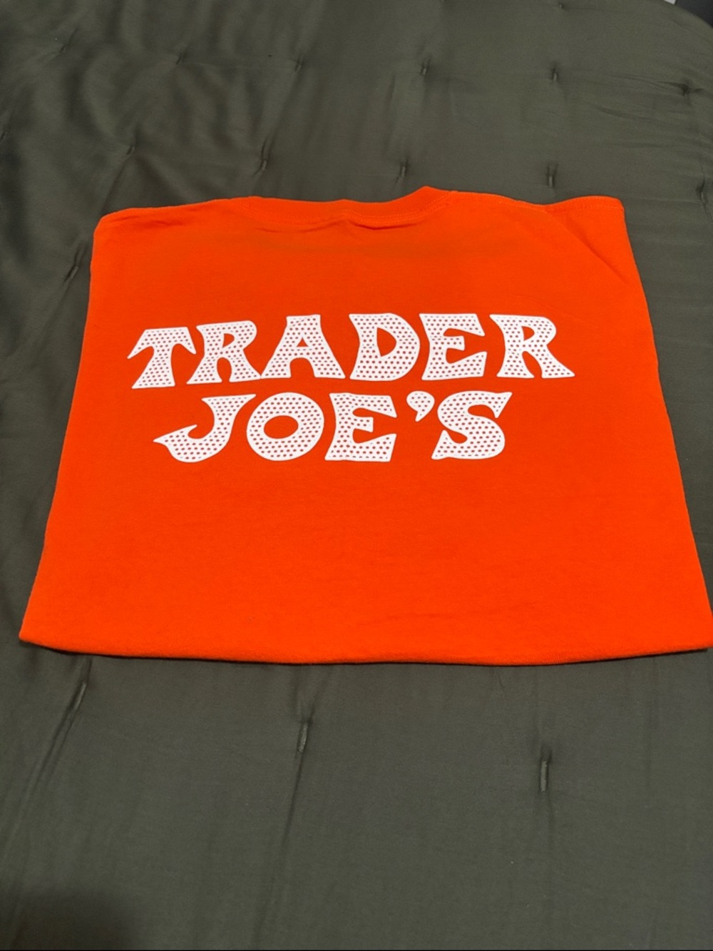 Orange Trader Joe’s Shirt